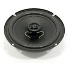 2x CHROME SPEAKER GRILL & COAXIAL SPEAKERS 6.5